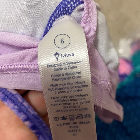 Ivivva Purple Flowy Spaghetti Strap Tank Top - Picture 7 of 9